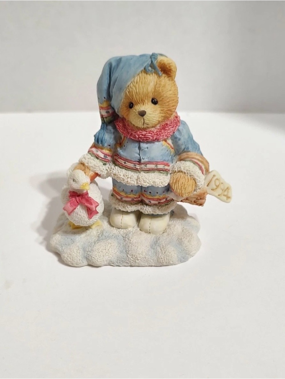 Cherished Teddies Ingrid Bundled Up With Warm Wishes #617237 1994 Enesco